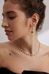 Malachite Earrings