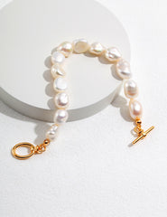 Heterosexual Pearl Bracelets, Freshwater Pearl Bracelet,Minimalist Simple Pearl Accessories,Natural Pearl Jewellery 