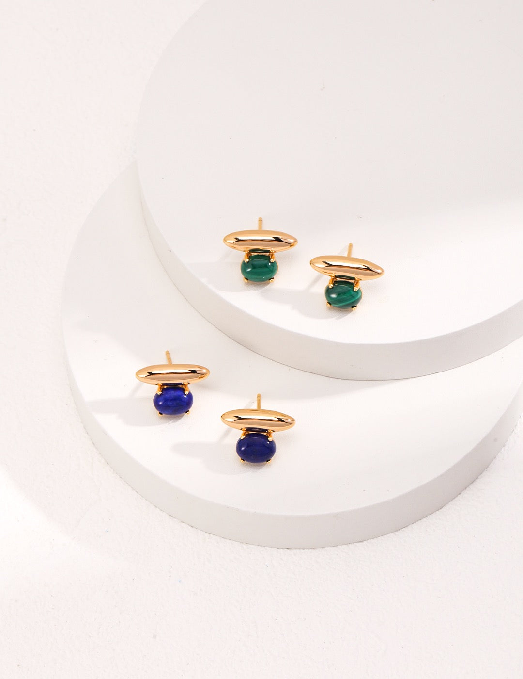 Malachite Earrings / Lapis Lazuli Earrings