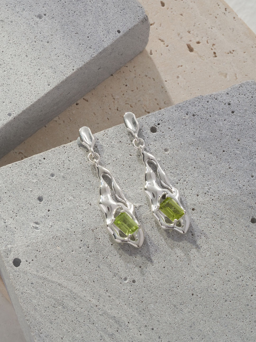 Natural Peridot Earrings