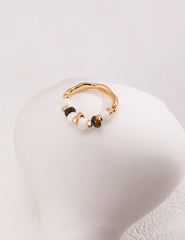 Tiger Eye Beaded Ring