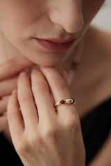 Tiger Eye Beaded Ring