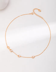 Minimalist Pearl Necklace