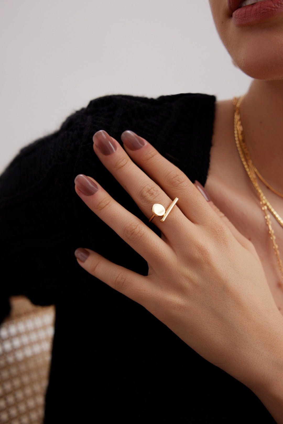 Unique Geometric Shape Ring 