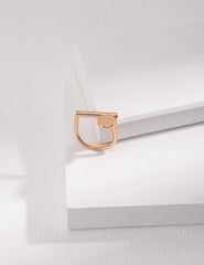 Unique Geometric Shape Ring 