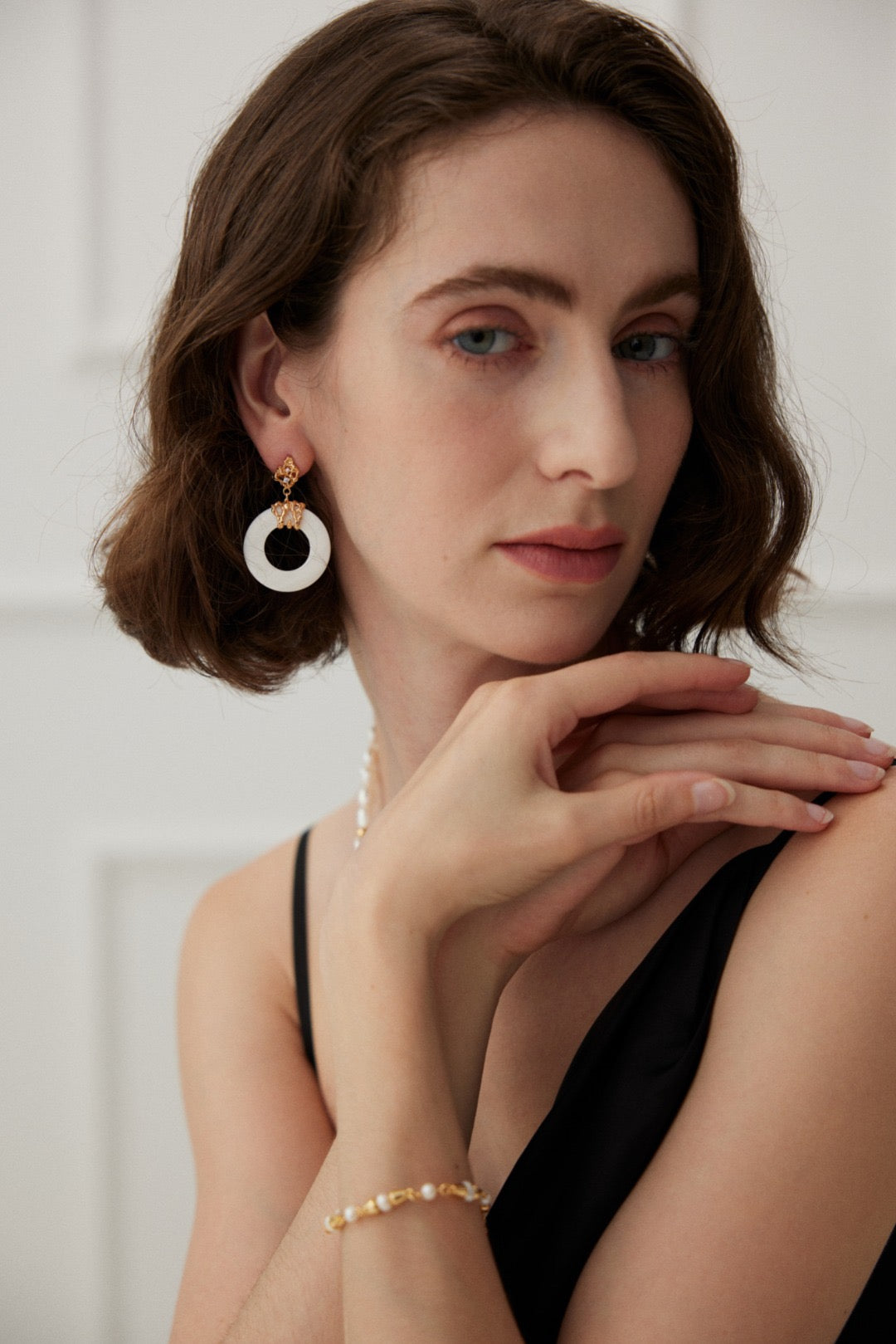  Circle Drop Earrings