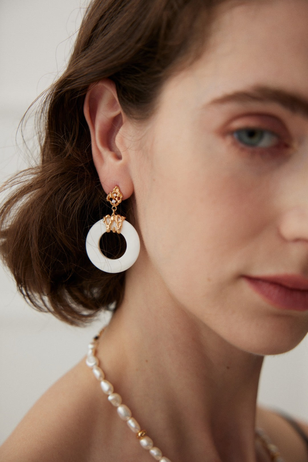  Circle Drop Earrings