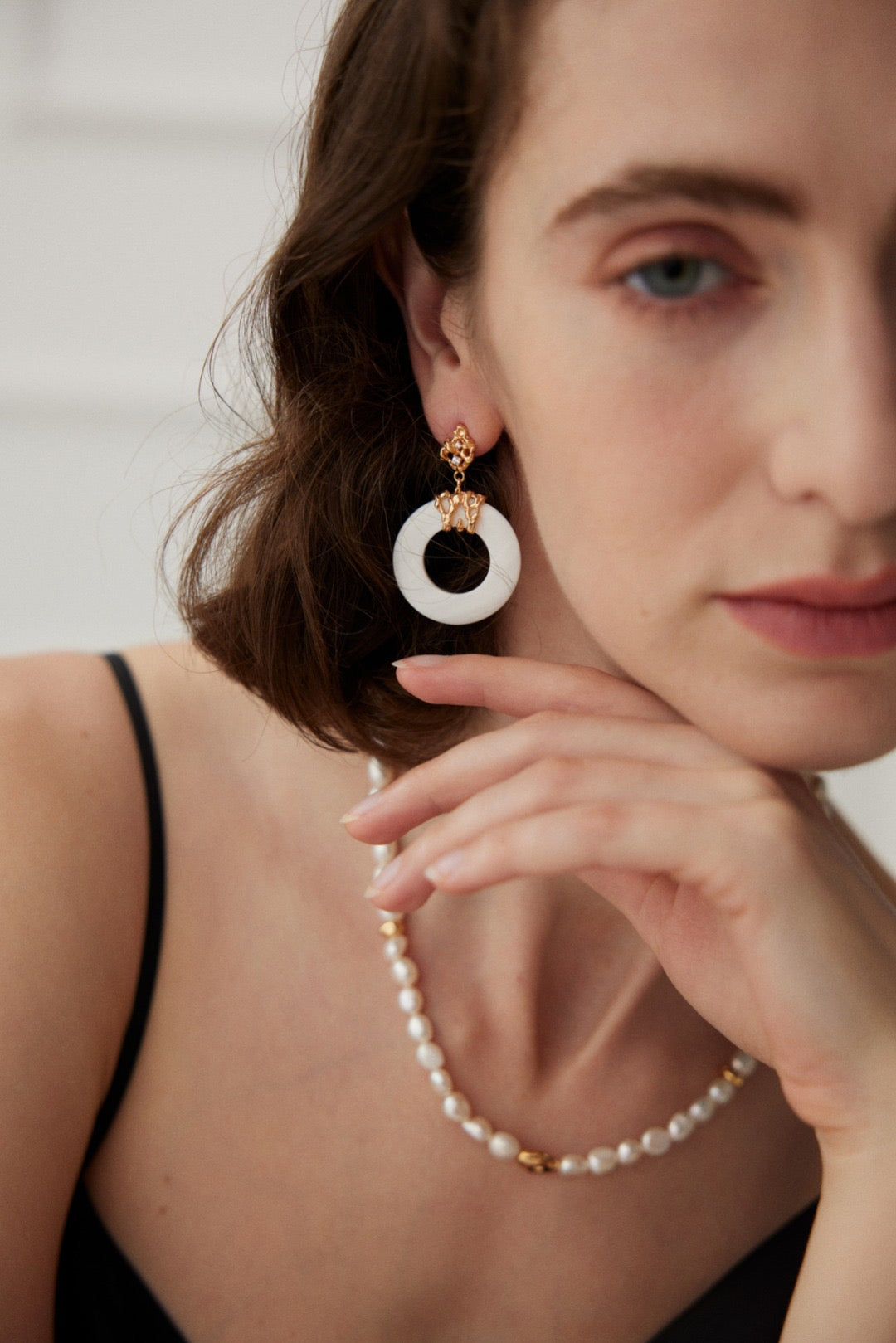  Circle Drop Earrings