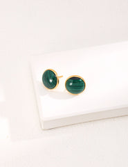 Malachite Earrings