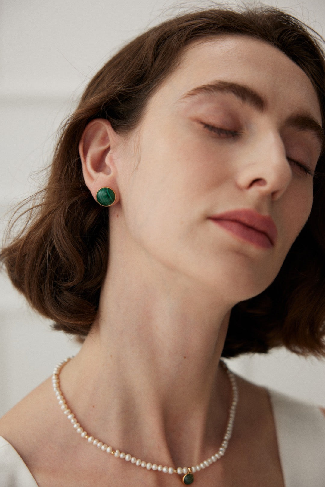 Malachite Earrings