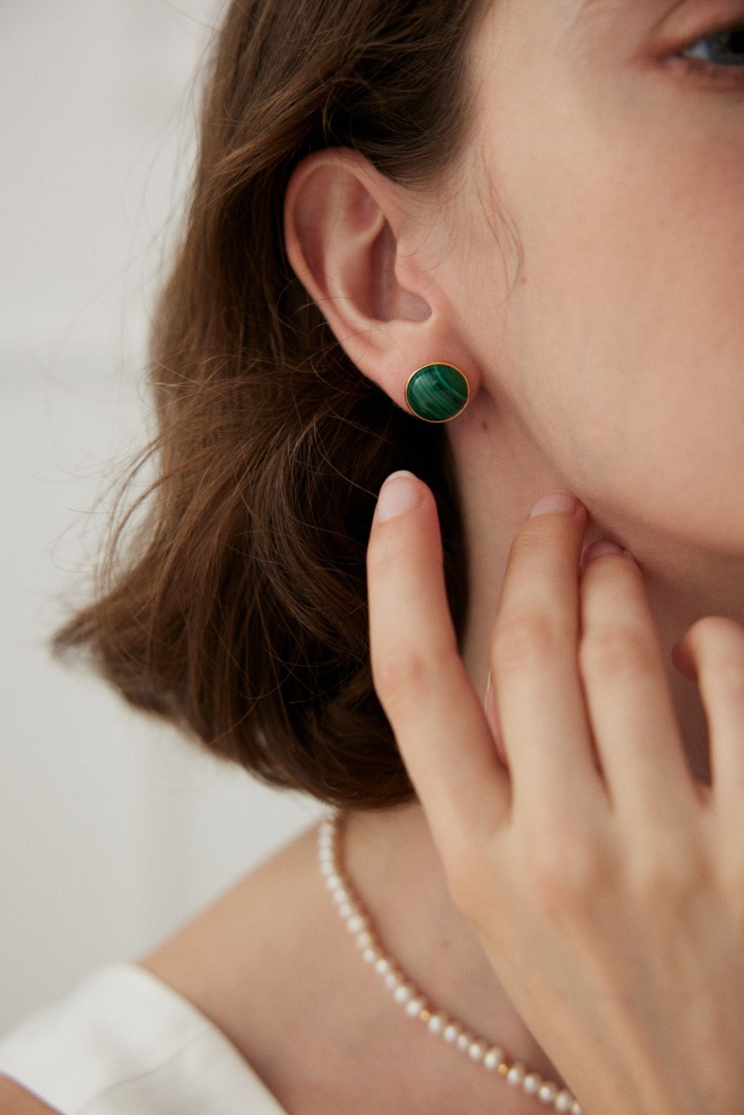 Malachite Earrings