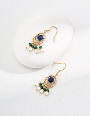 Ethnic Style Pearl Earrings