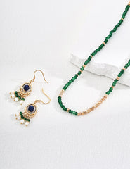 Ethnic Style Pearl Earrings