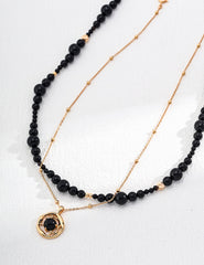 Sterling Silver Onyx Necklace