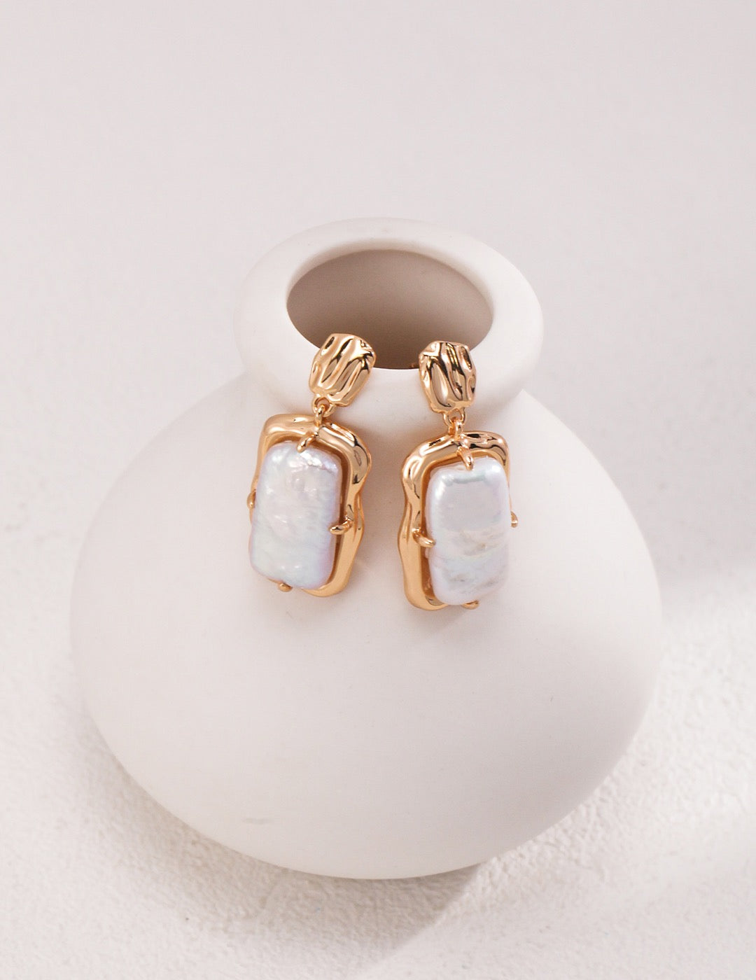 Natural Mother of Pearl Earrings