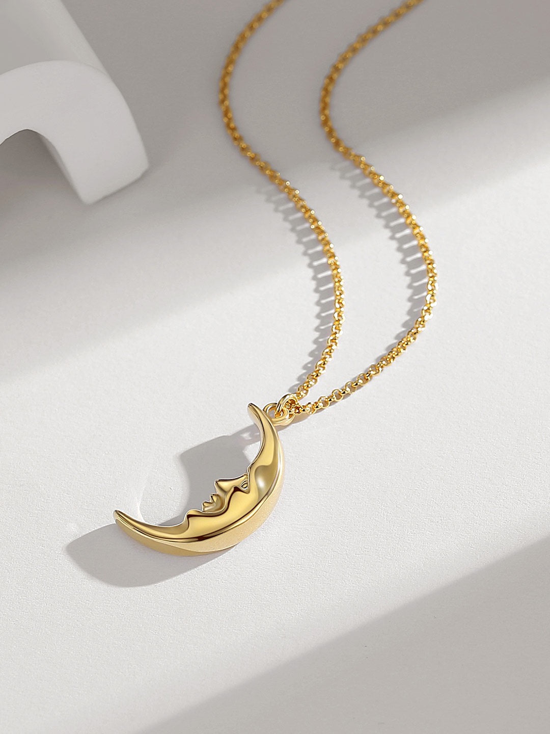 Moon Pendant Necklace