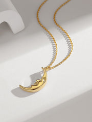 Moon Pendant Necklace