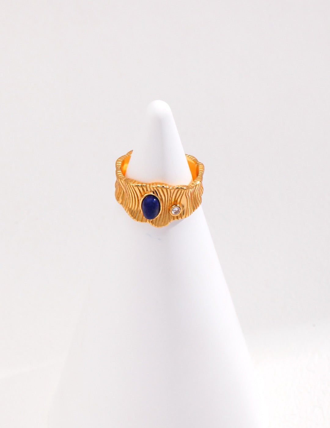 Natural Lapis Lazuli Sterling Silver Ring