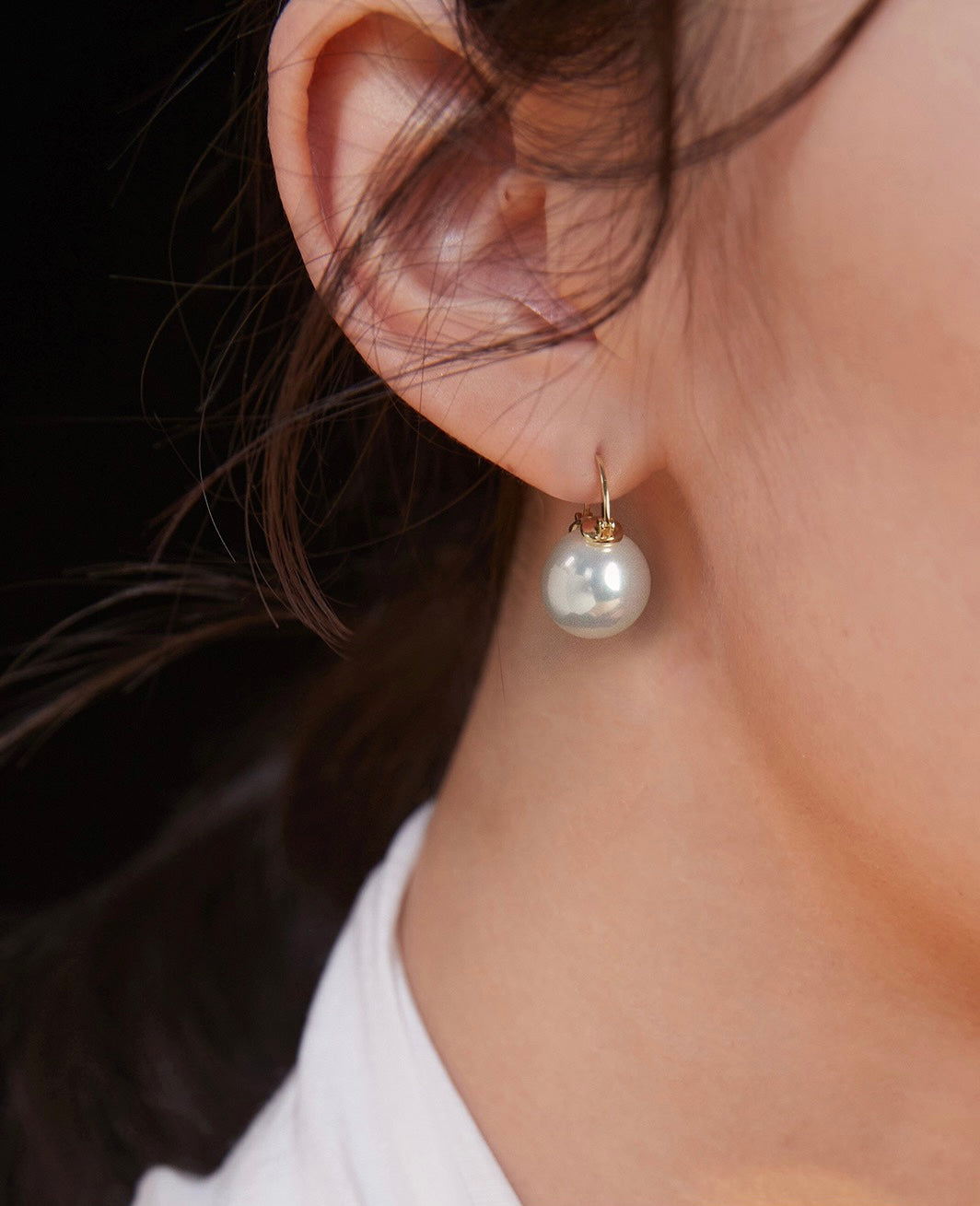 Natural Pearl Earring