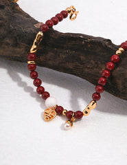 Chinese Style Cinnabar Bracelet