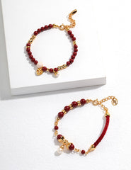 Chinese Style Cinnabar Bracelet Cord