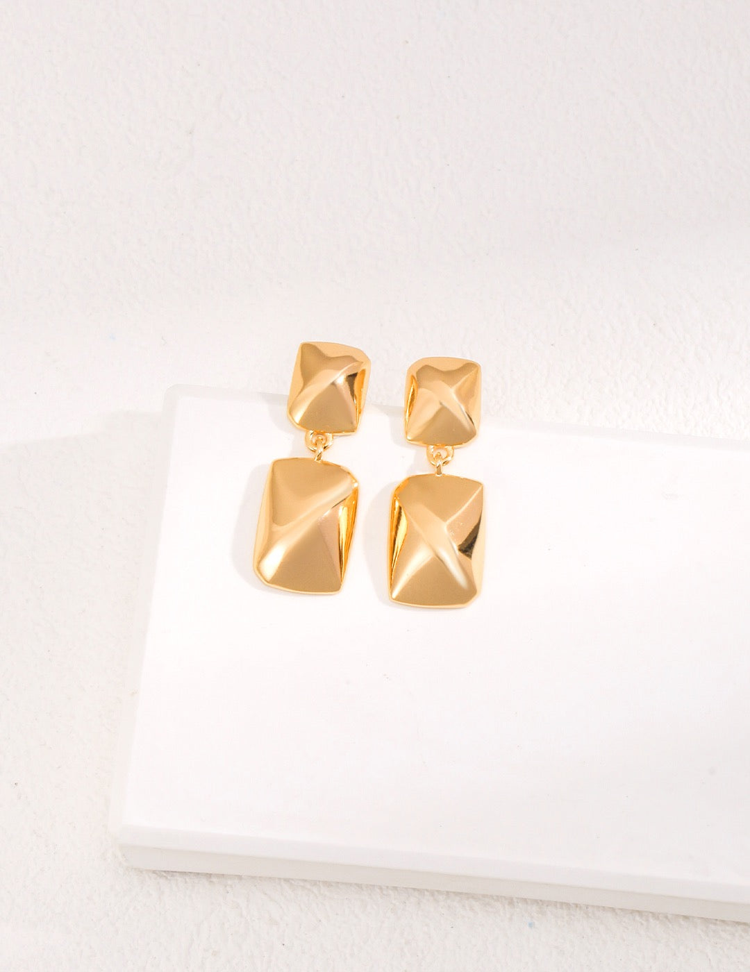 Sterling Silver Minimalist Geometric Earrings