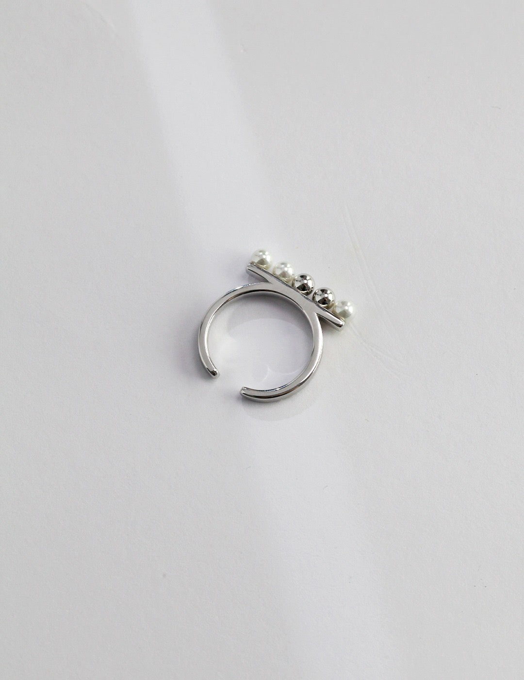 Shell Pearl Ring,Adjustable Size Ring, Unique Ring