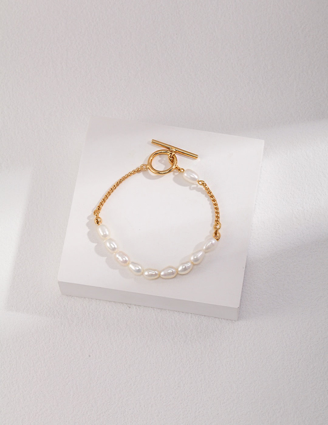 Pearl Bracelet,  Freshwater Pearl Bracelet,Minimalist Simple Pearl Accessories, Natural Pearl Jewellery 