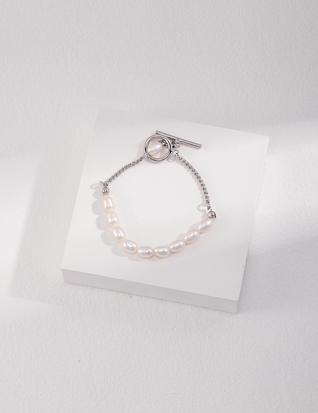 Pearl Bracelet,  Freshwater Pearl Bracelet,Minimalist Simple Pearl Accessories, Natural Pearl Jewellery 