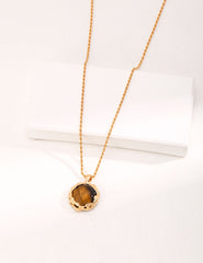 Tiger's Eye Pendant Necklaces