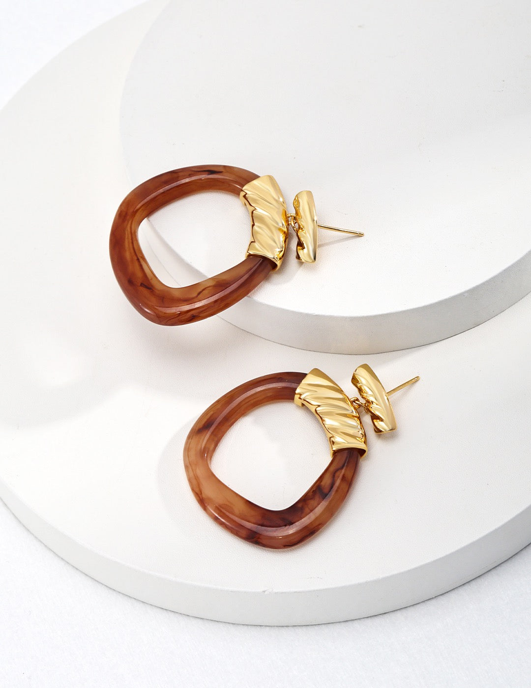 Ethnic Style Resin Earrings.