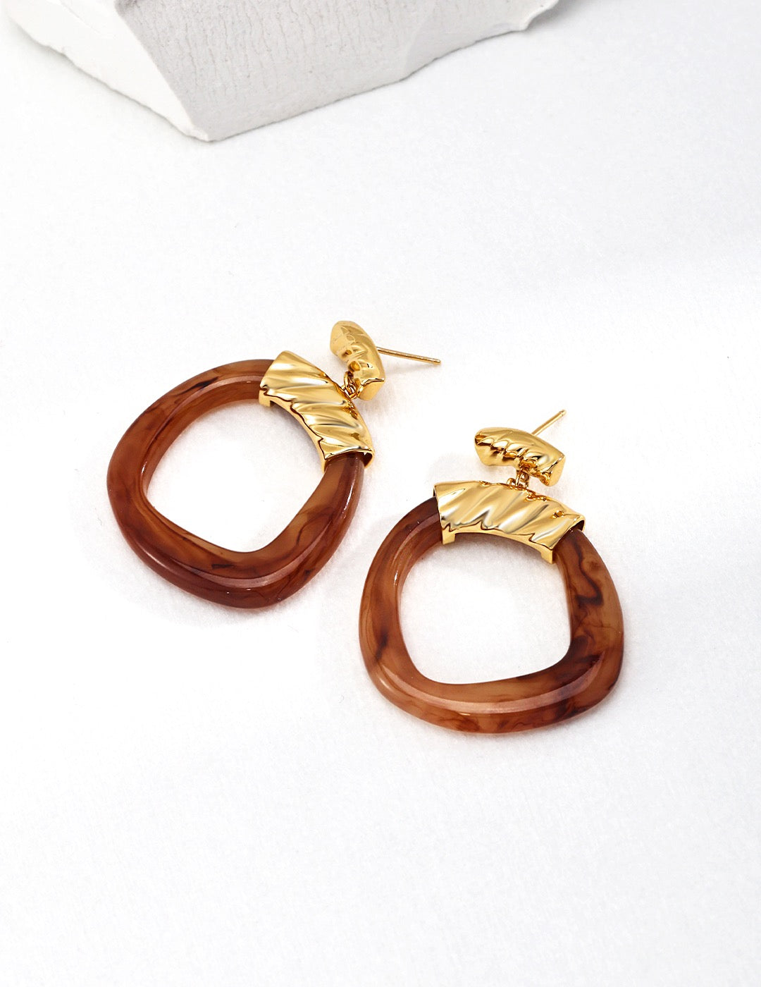 Ethnic Style Resin Earrings.